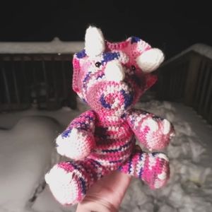 Tanner The Triceratops Handmade